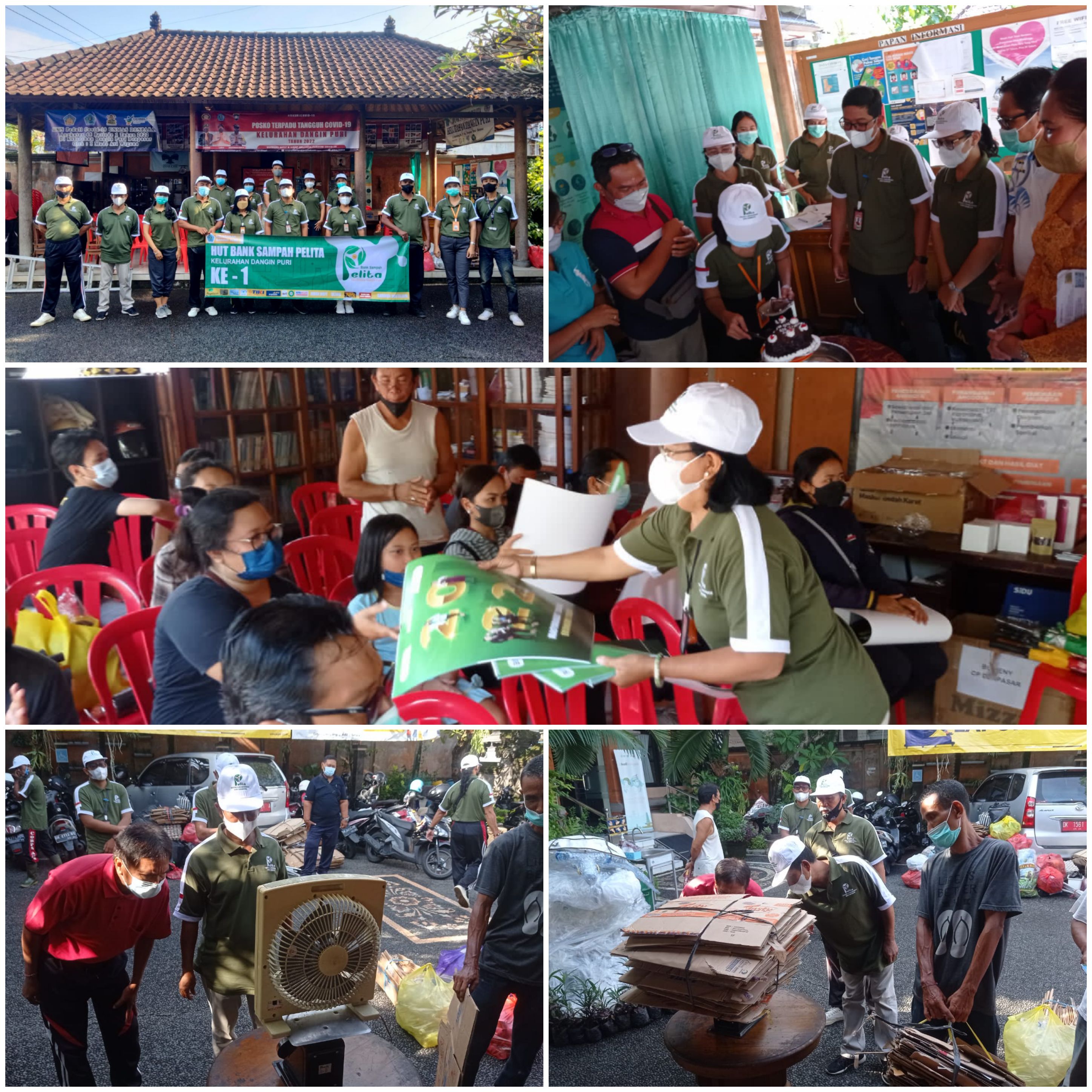 KEGIATAN HUT BANK SAMPAH PELITA KELURAHAN DANGIN PURI KE-1