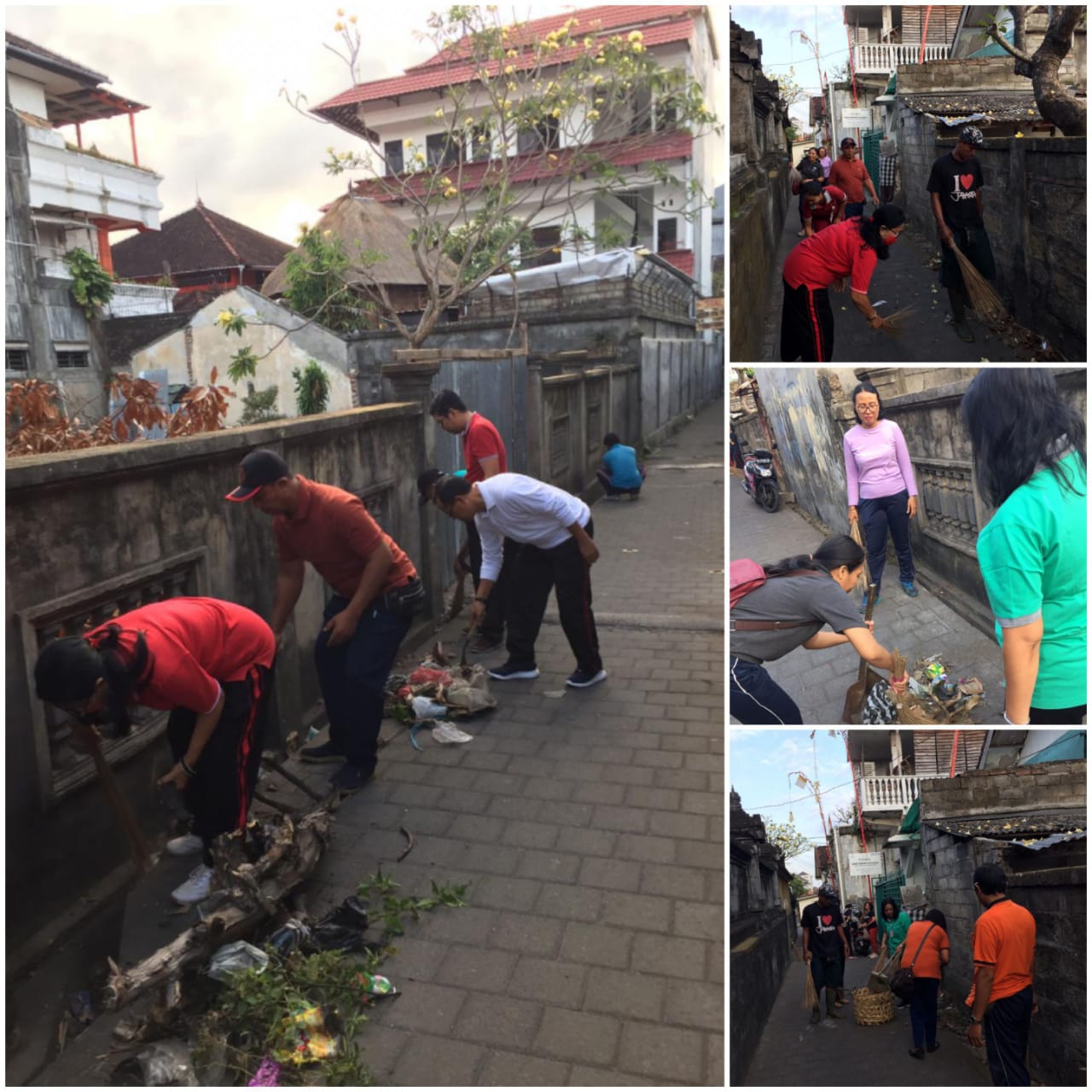 KERJA BAKTI DI JL. CERORING GG.VIII