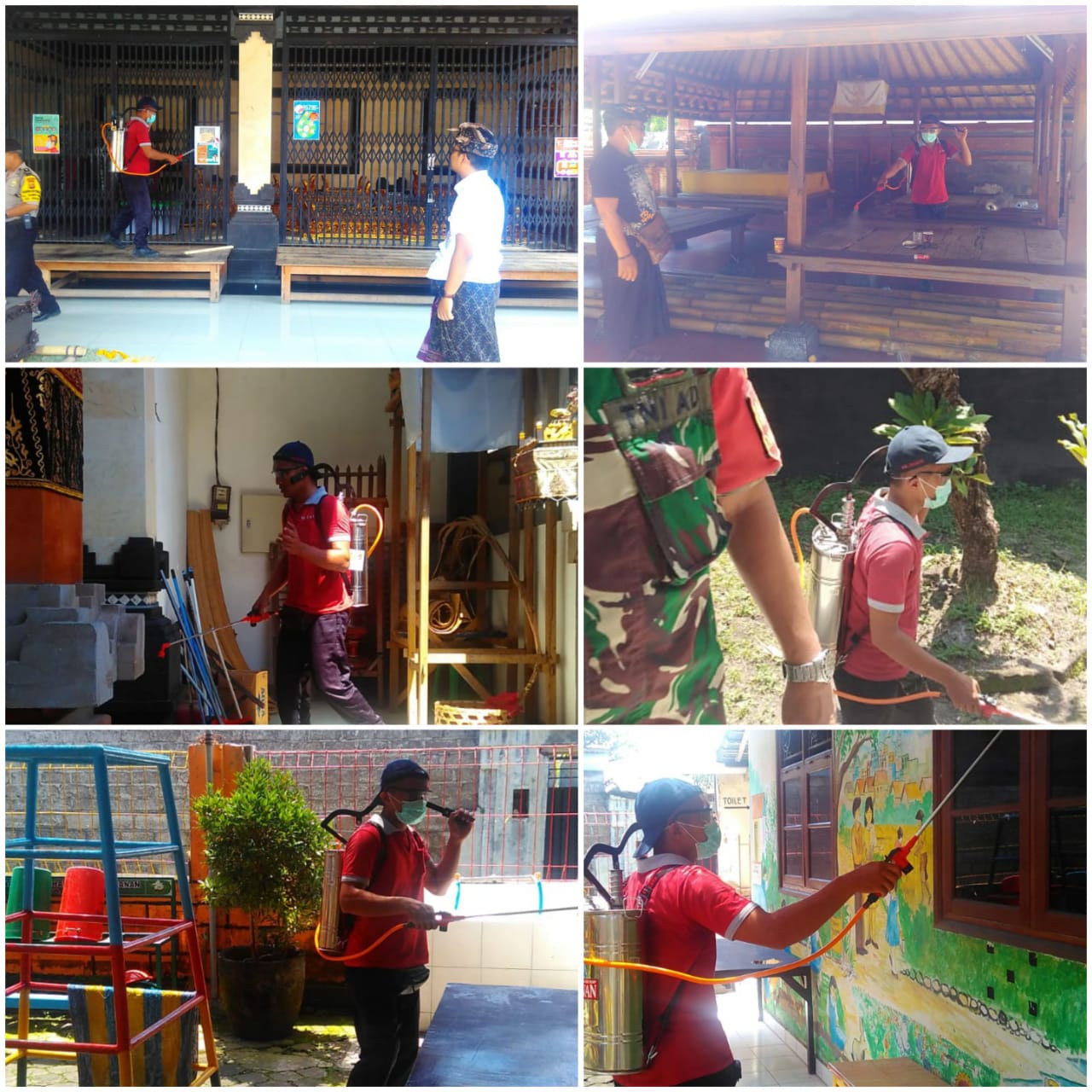 PENYEMPROTAN DESINFEKTAN UNTUK PENCEGAHAN PENCEGAHAN VIRUS CORONA ( COVID-19)