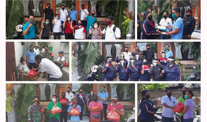 PEMBAGIAN SEMBAKO KEPADA WARGA KURANG MAMPU, PETUGAS JUMANTIK, PETUGAS KEBERSIHAN