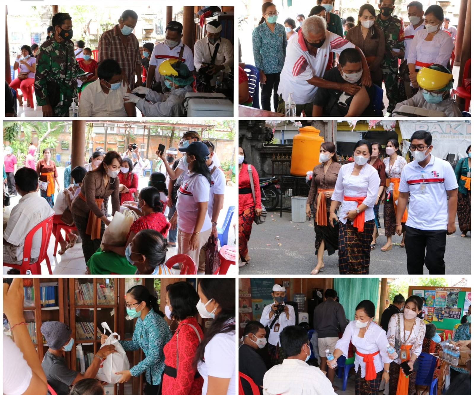 VAKSINASI PENYANDANG DISABILITAS KELURAHAN DANGIN PURI DAN PUSKESMAS I DENTIM 