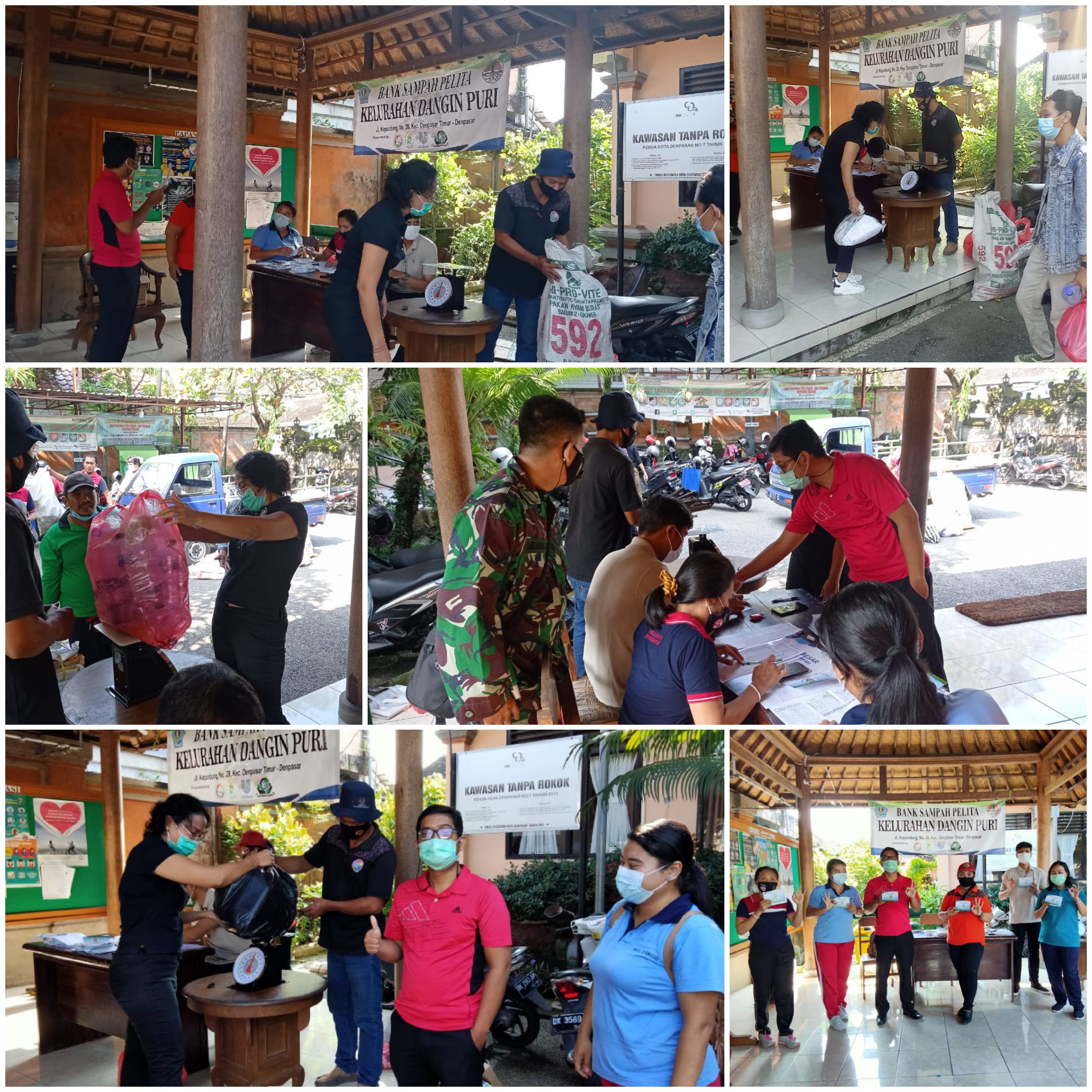 KELURAHAN DANGIN PURI LUNCURKAN BANK SAMPAH PELITA